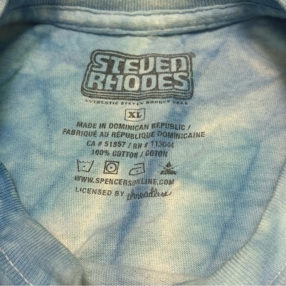 Steven Rhodes Blue Tie-Dye T-Shirt size XL - Picture 5 of 11